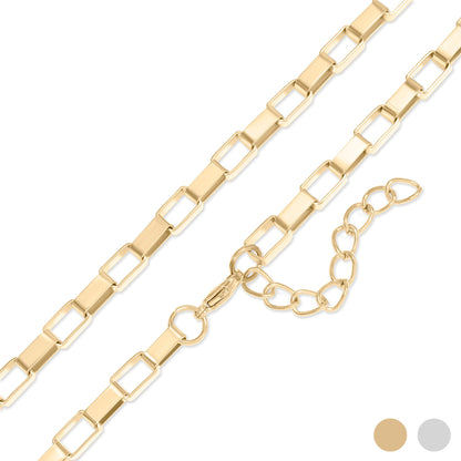 18K Gold  PVD Stainless Steel Chunky Paperclip Chain Necklace
