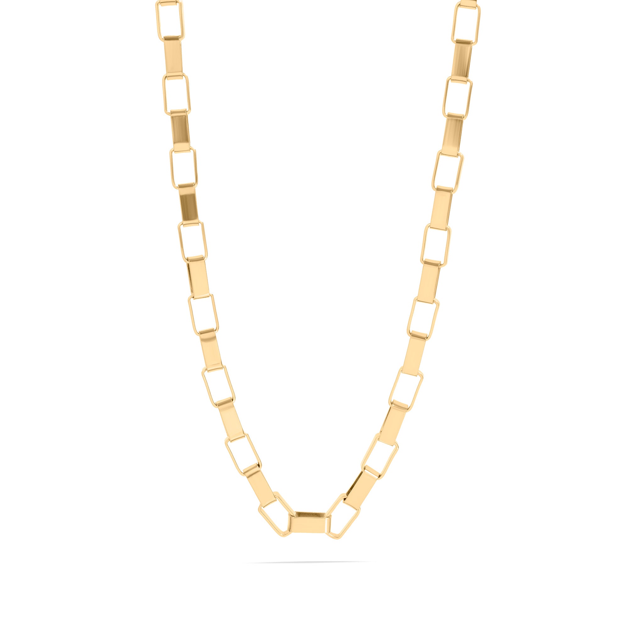18K Gold  PVD Stainless Steel Chunky Paperclip Chain Necklace