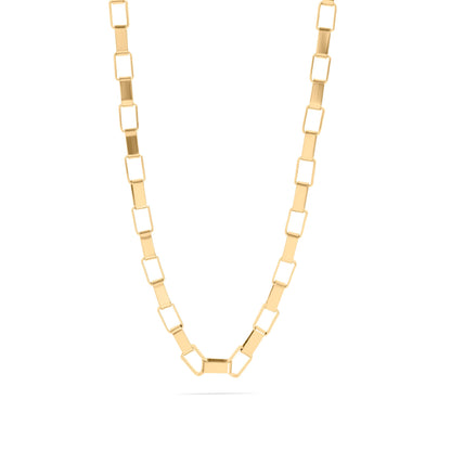18K Gold  PVD Stainless Steel Chunky Paperclip Chain Necklace