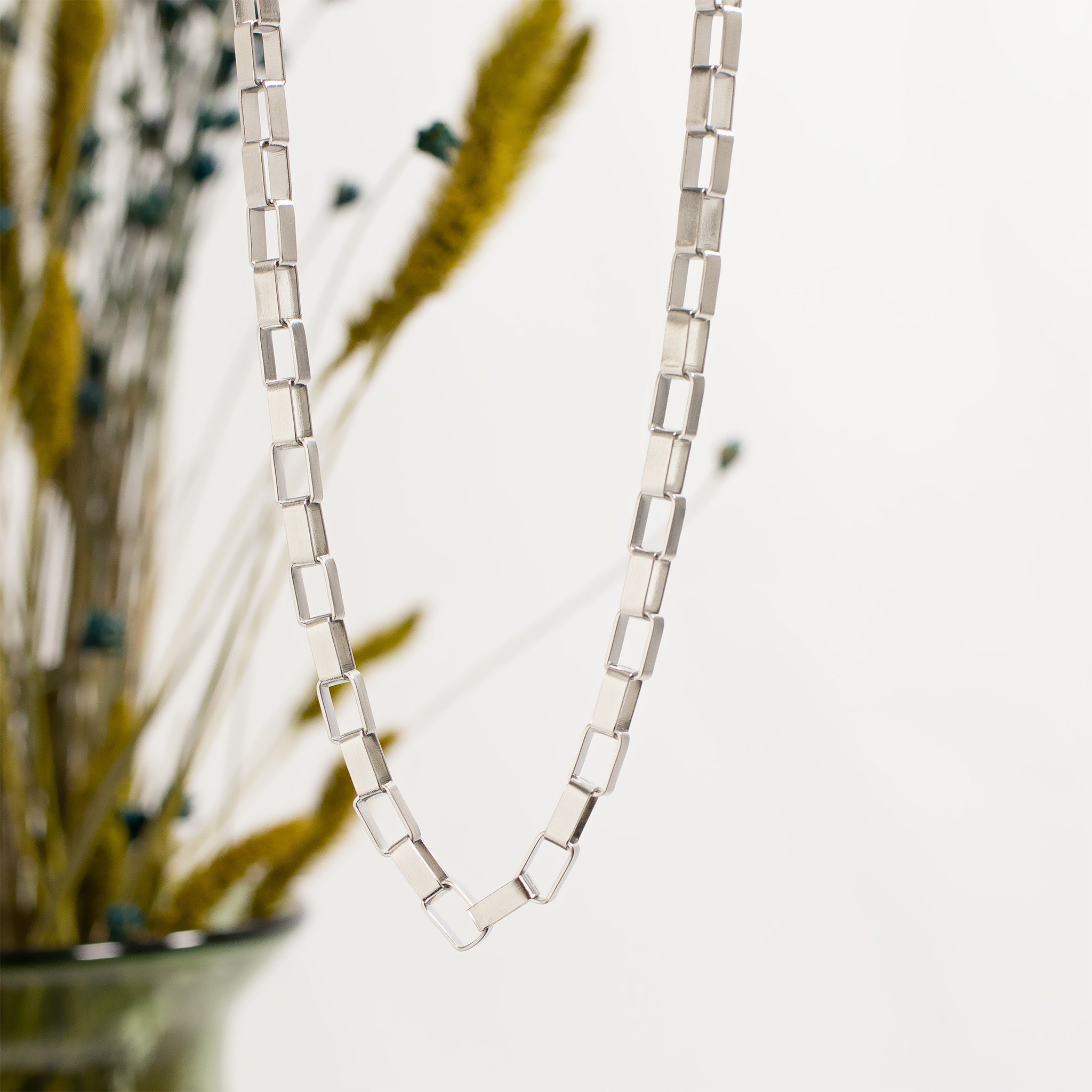 18K Gold  PVD Stainless Steel Chunky Paperclip Chain Necklace