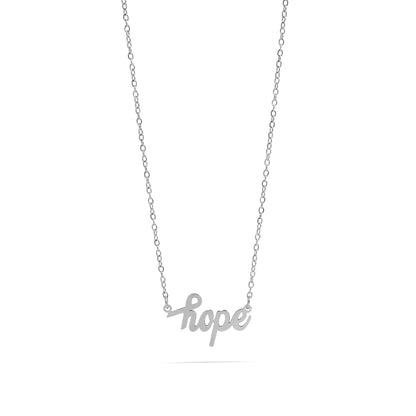 18K Gold PVD Stainless Steel Hope Necklace