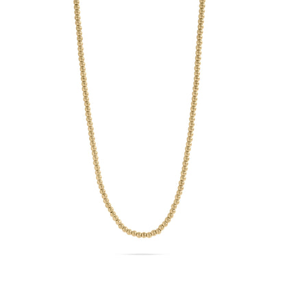 18K Gold PVD Stainless Steel Beaded Necklace