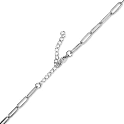 18K Gold PVD Stainless Steel Cancer Awareness Carabiner Necklace