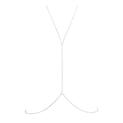 Silver Full body chain Lip Chain