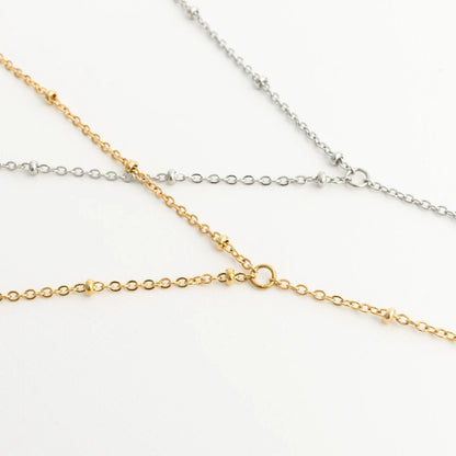 18K Gold PVD Stainless Steel Full Body Chain Satellite