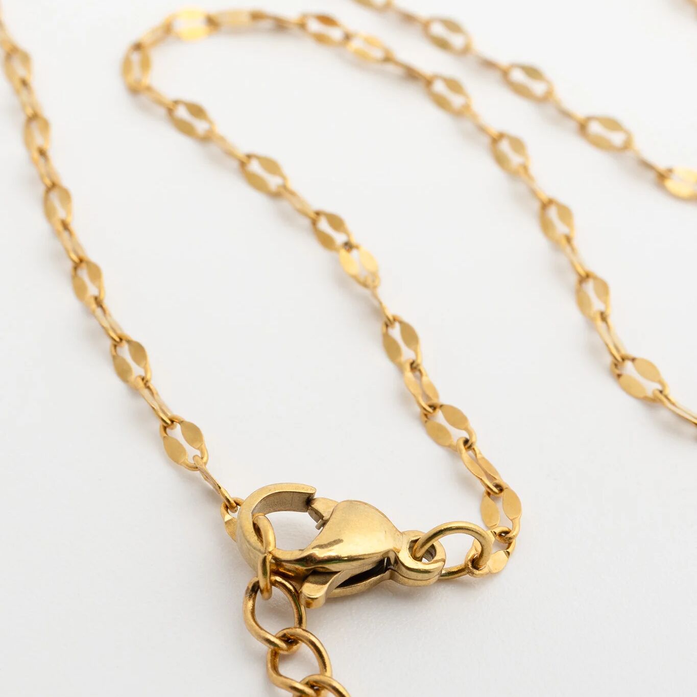 18K Gold PVD Stainless Steel Lip Belly Chain