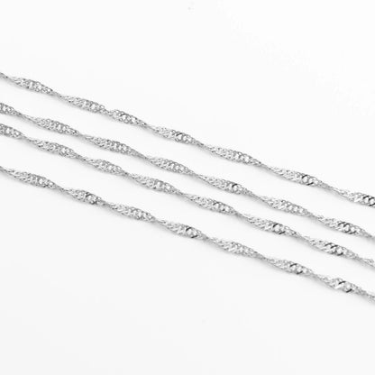 18K Gold PVD Stainless Steel Singapore Belly Chain