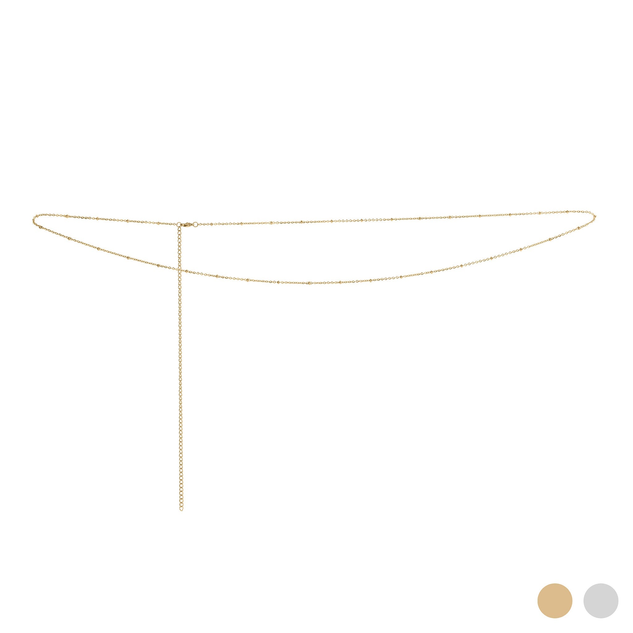 Gold Satellite Belly Chain