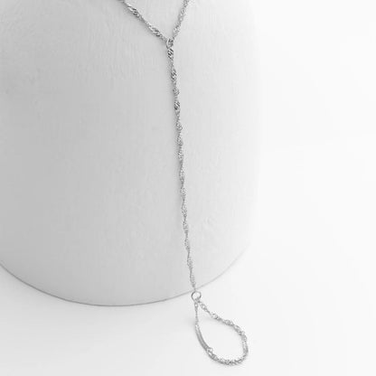 18K Gold PVD Stainless Steel Singapore Hand Chain