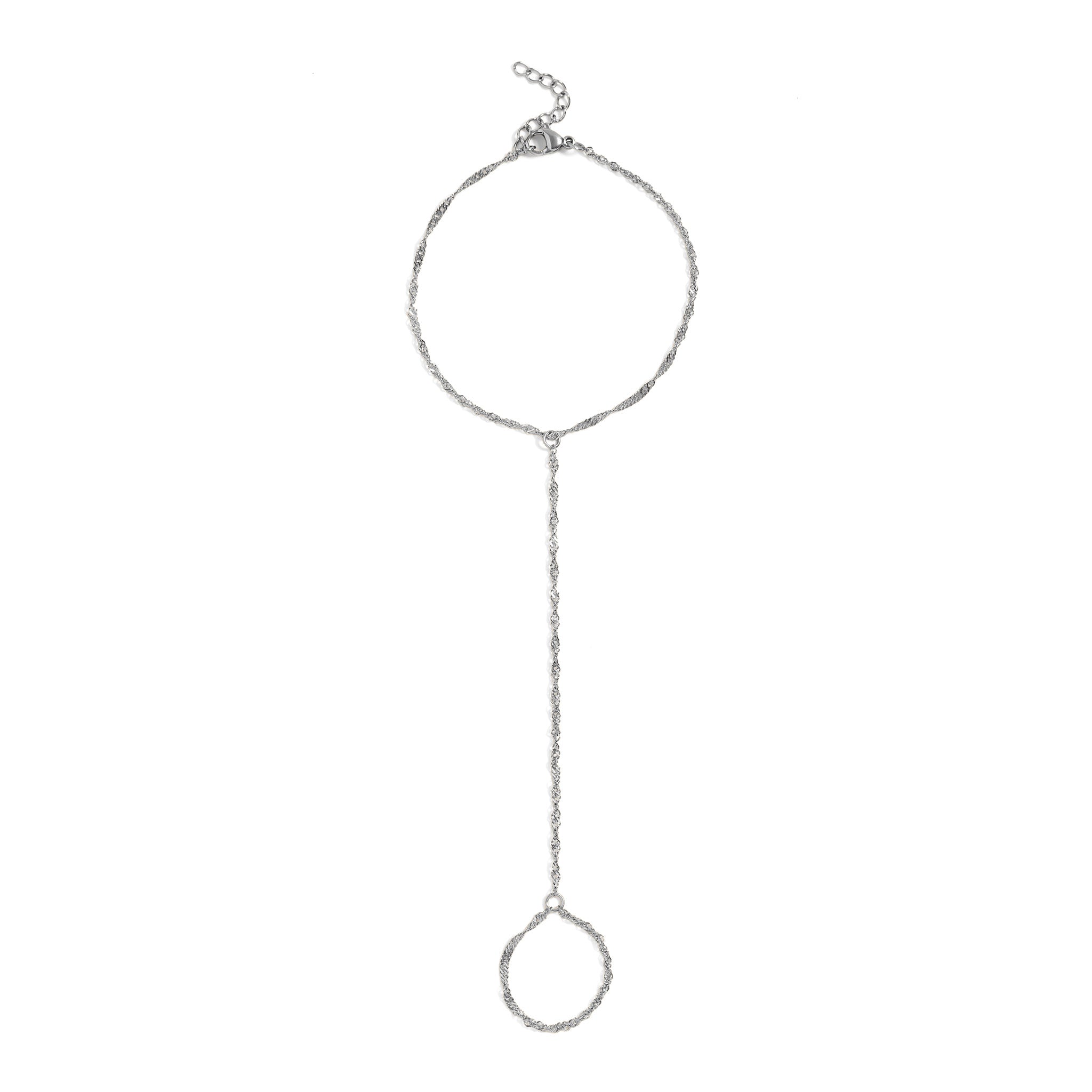 Silver Singapore Hand Chain