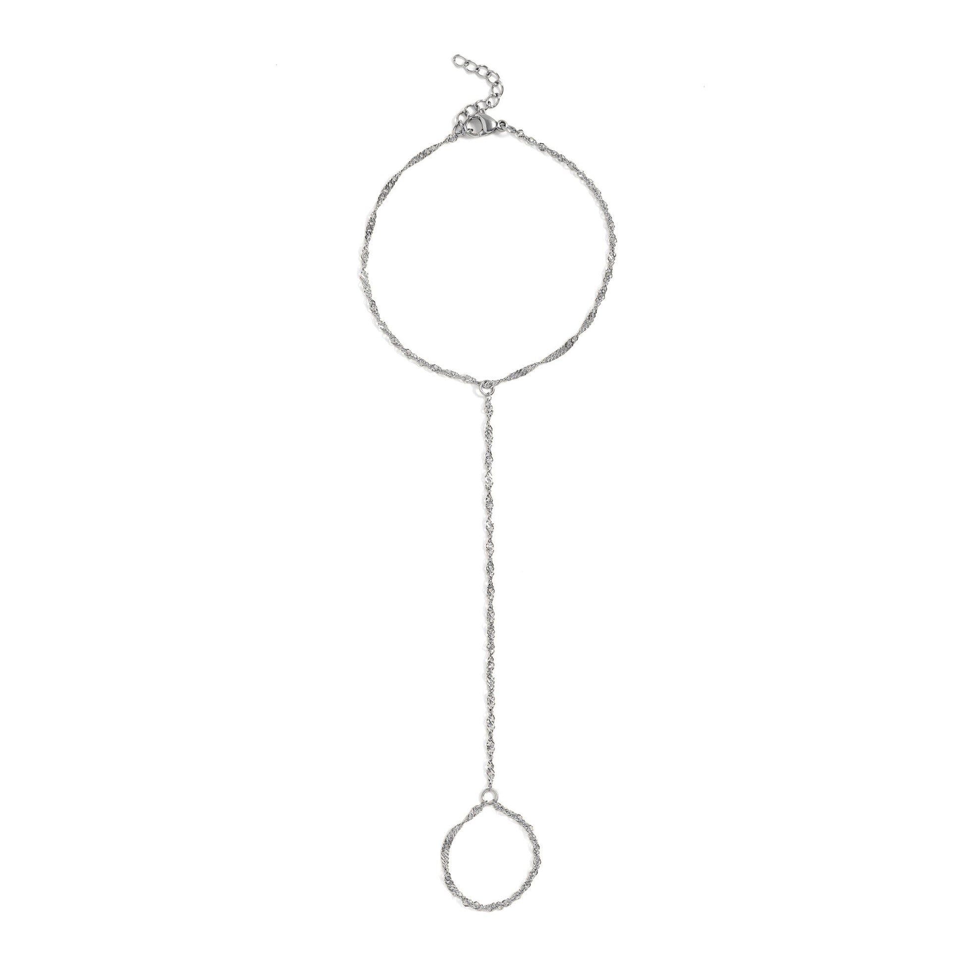 Silver Singapore Hand Chain