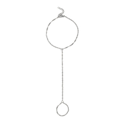 Silver Singapore Hand Chain