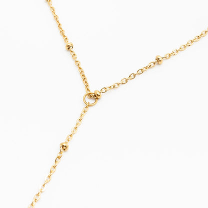 18K Gold PVD Stainless Steel Satellite Hand Chain