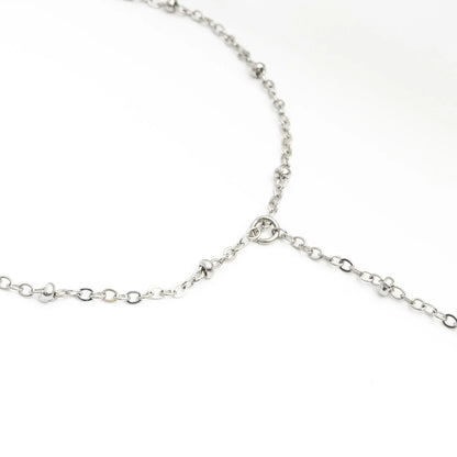 18K Gold PVD Stainless Steel Satellite Hand Chain