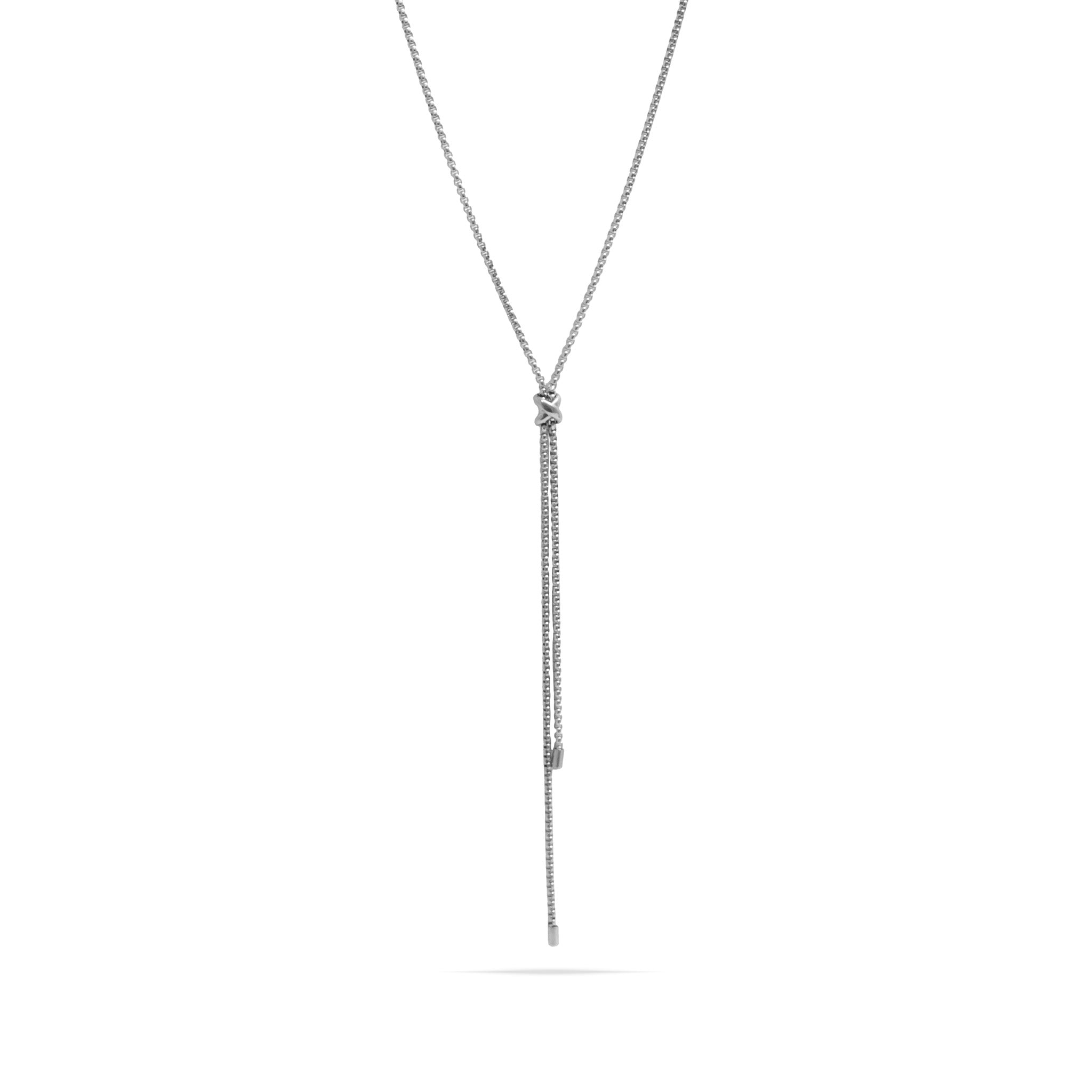 18K Gold PVD Stainless Steel Bolo Necklace