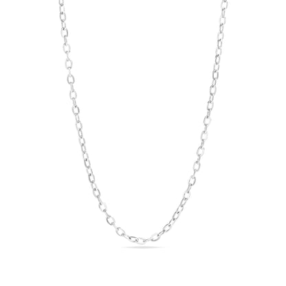 18K Gold PVD Stainless Steel PVD Coated Loop/Cable Chain Necklace