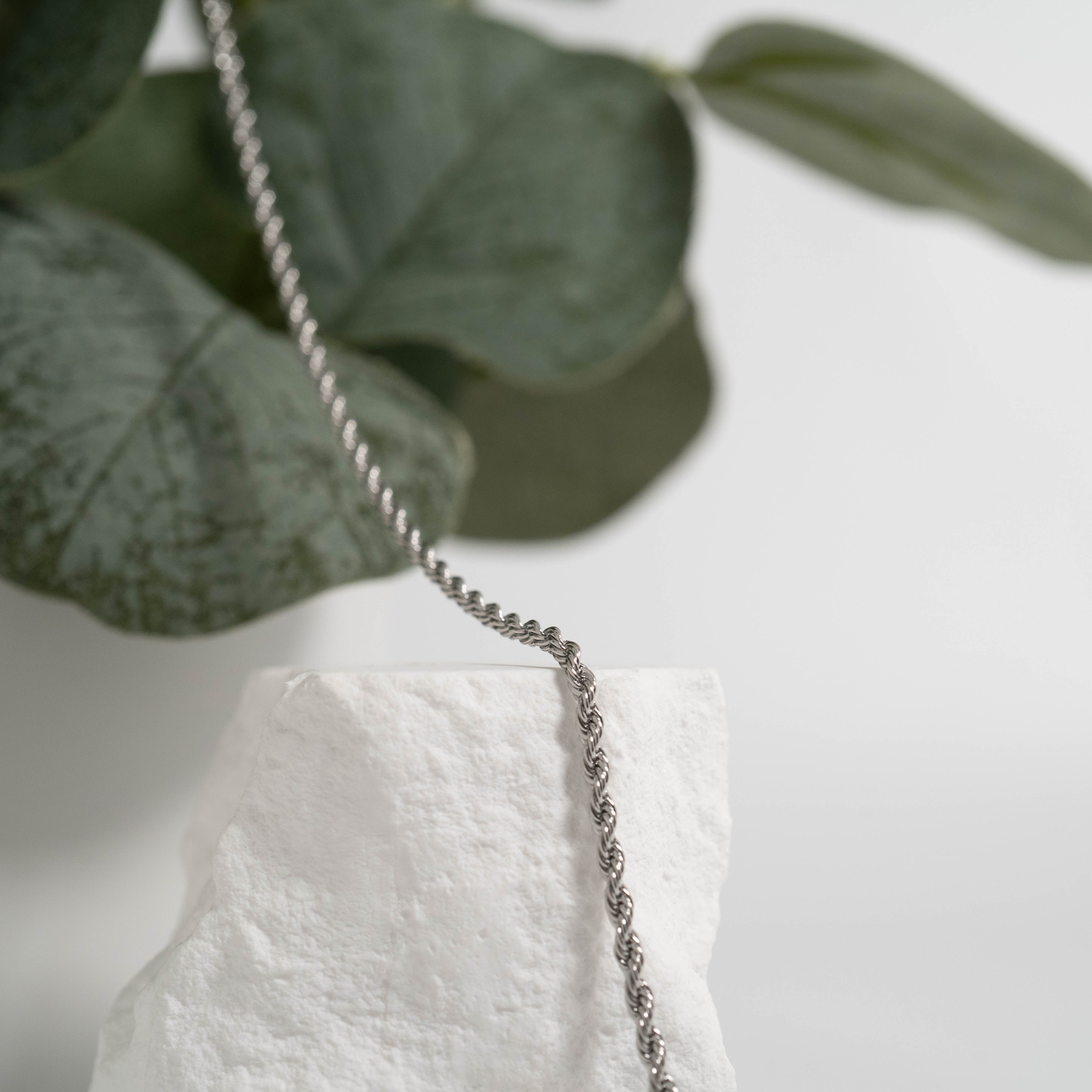 Stainless Steel Rope Chain Necklace