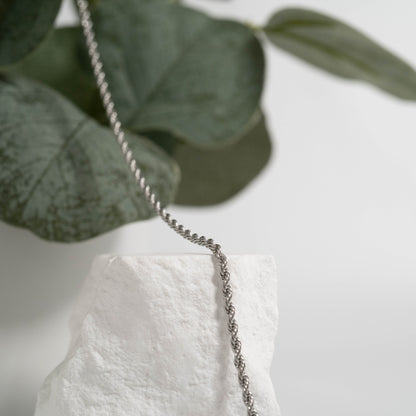 Stainless Steel Rope Chain Necklace