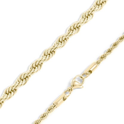 14K Gold Filled PLUS Rope Chain Necklace