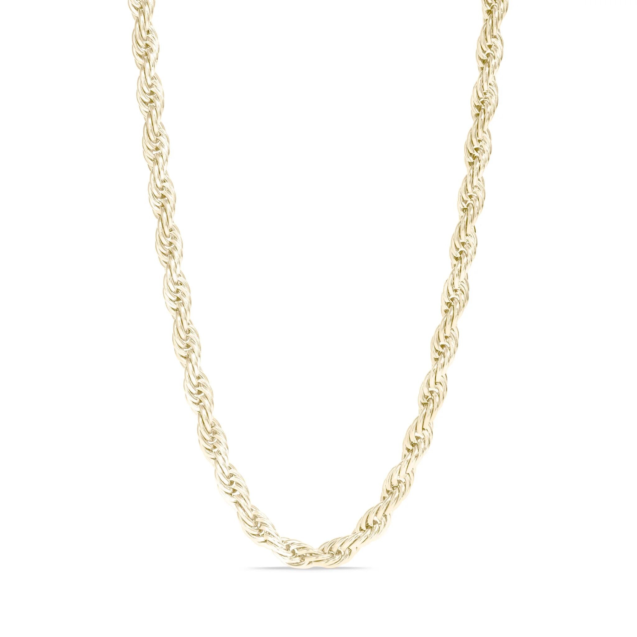 14K Gold Filled PLUS Rope Chain Necklace