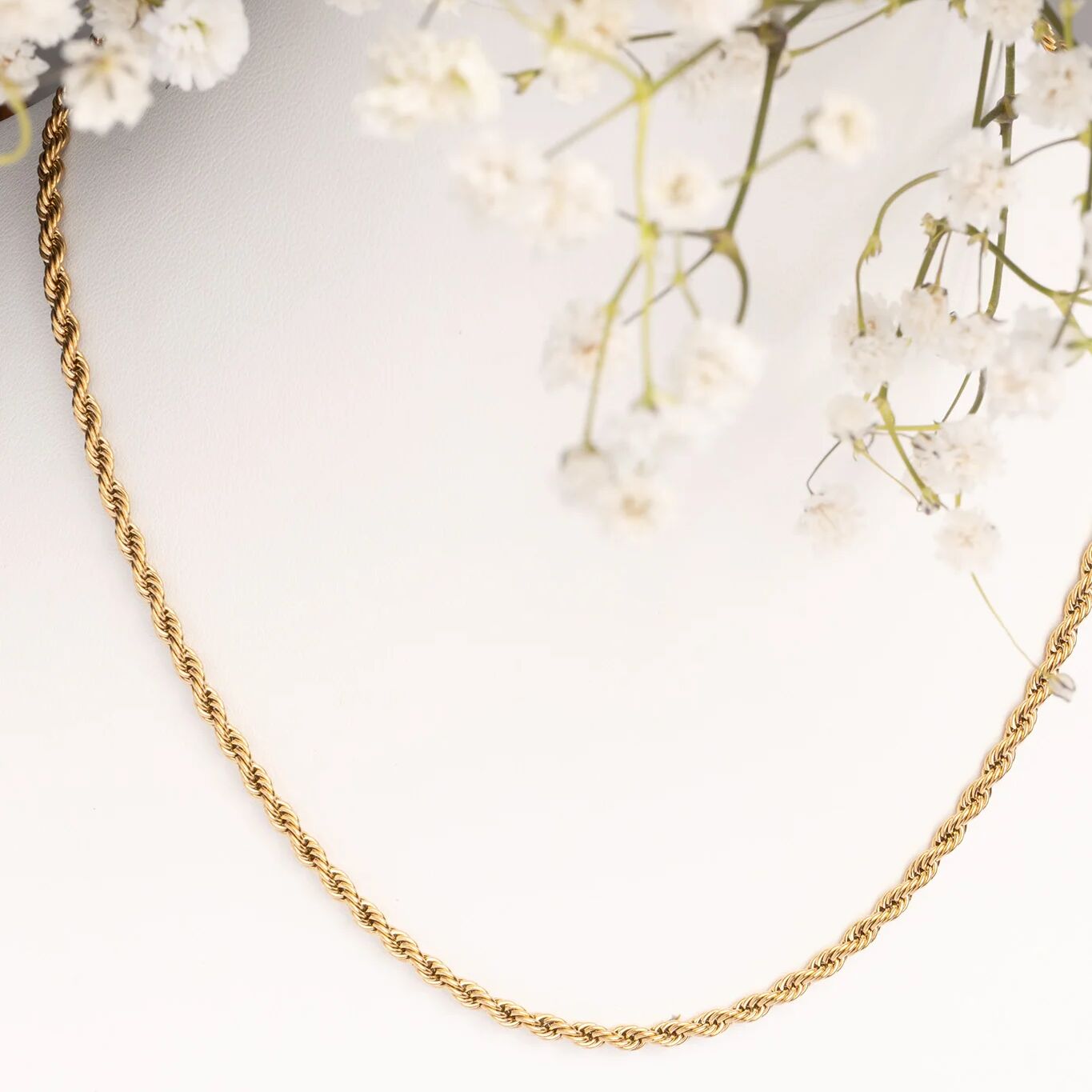 14K Gold Filled PLUS Rope Chain Necklace