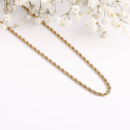14K Gold Filled PLUS Rope Chain Necklace