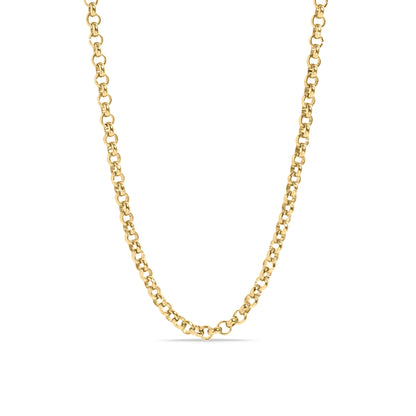 18K Gold PVD Stainless Steel Rolo Chain Necklace