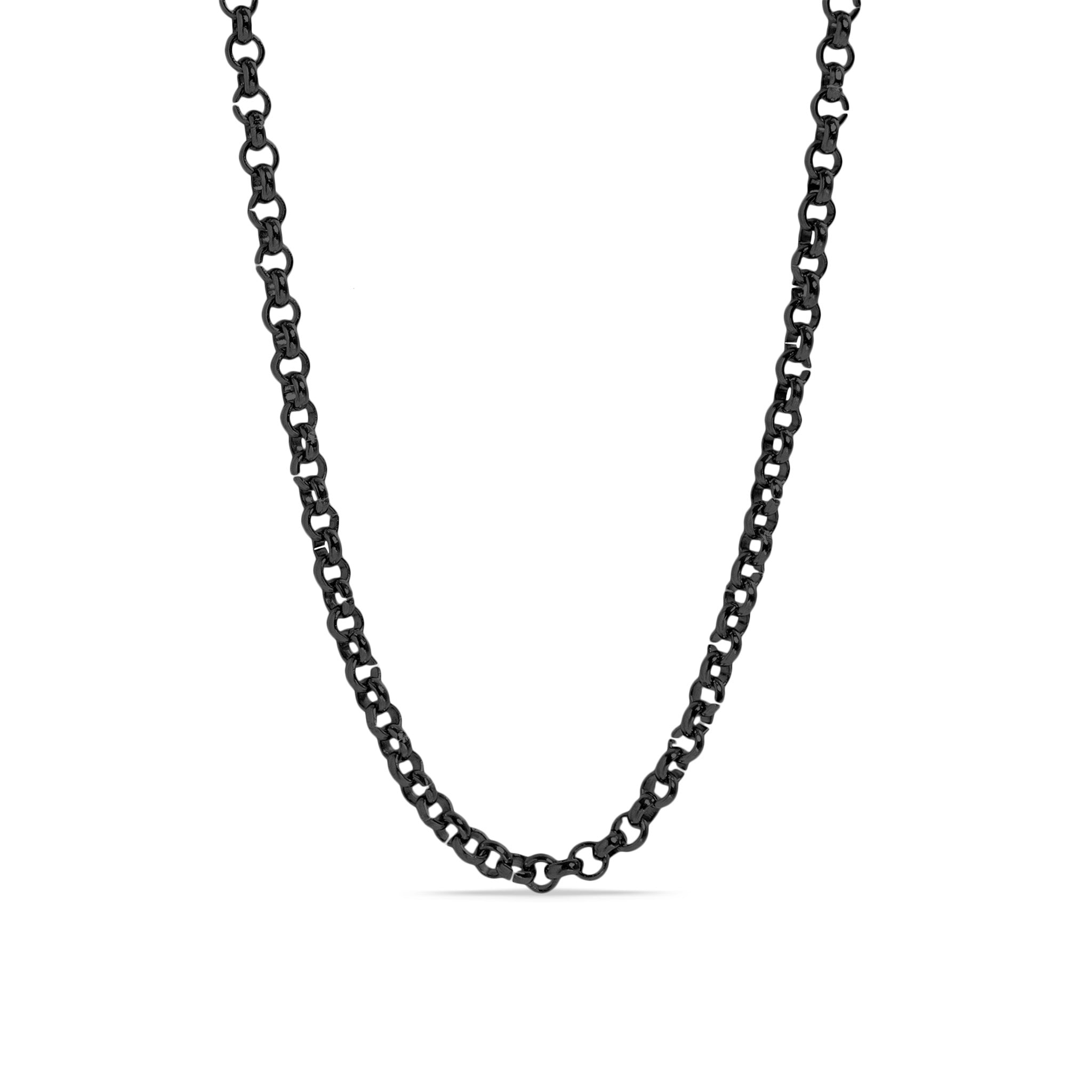 18K Gold PVD Stainless Steel Rolo Chain Necklace