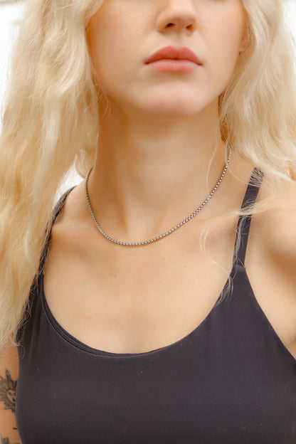 18K Gold PVD Stainless Steel Rounded Box Chain