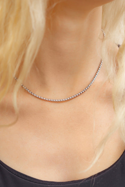 18K Gold PVD Stainless Steel Rounded Box Chain