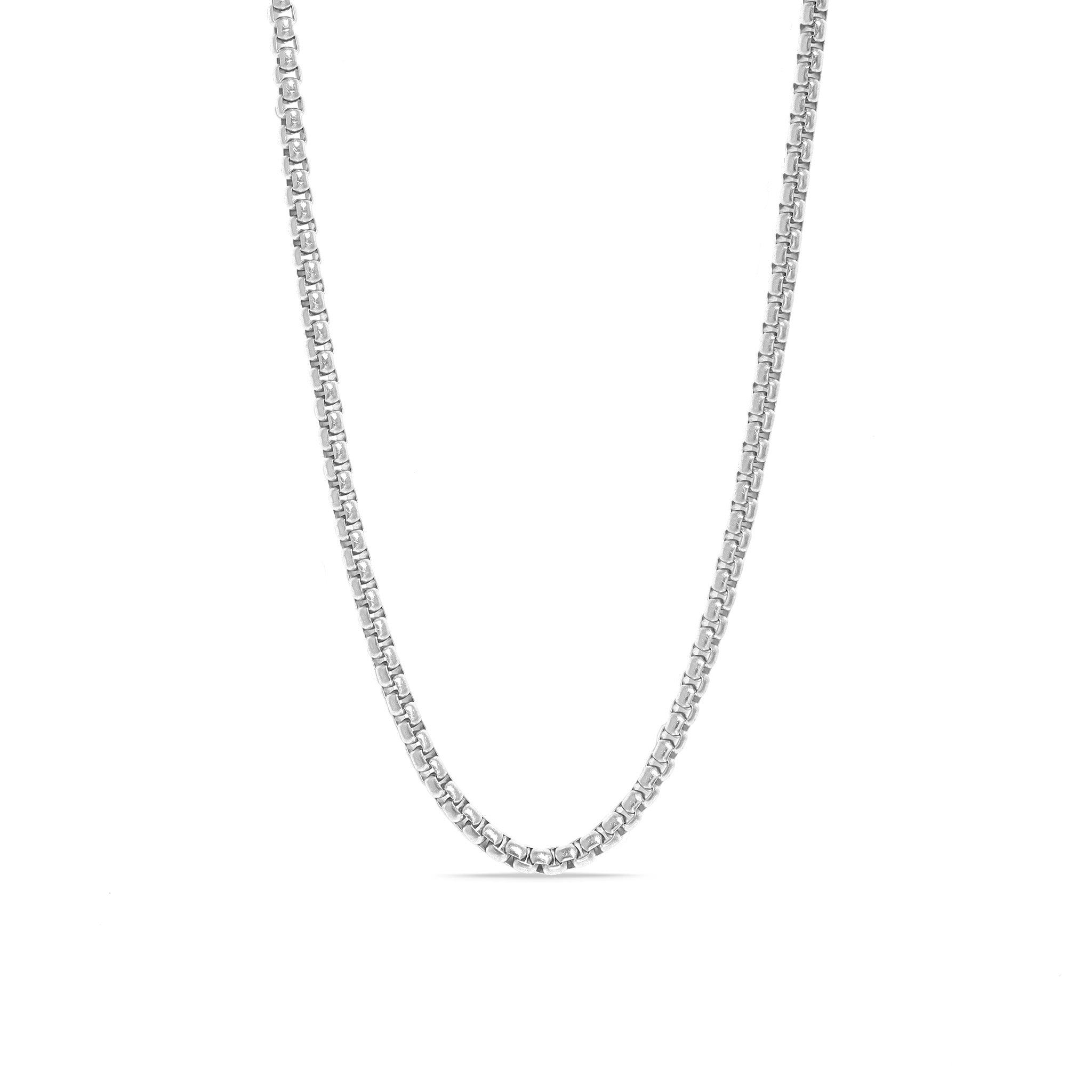 18K Gold PVD Stainless Steel Rounded Box Chain