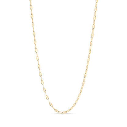 18K Gold PVD Stainless Steel Lip Chain Necklace