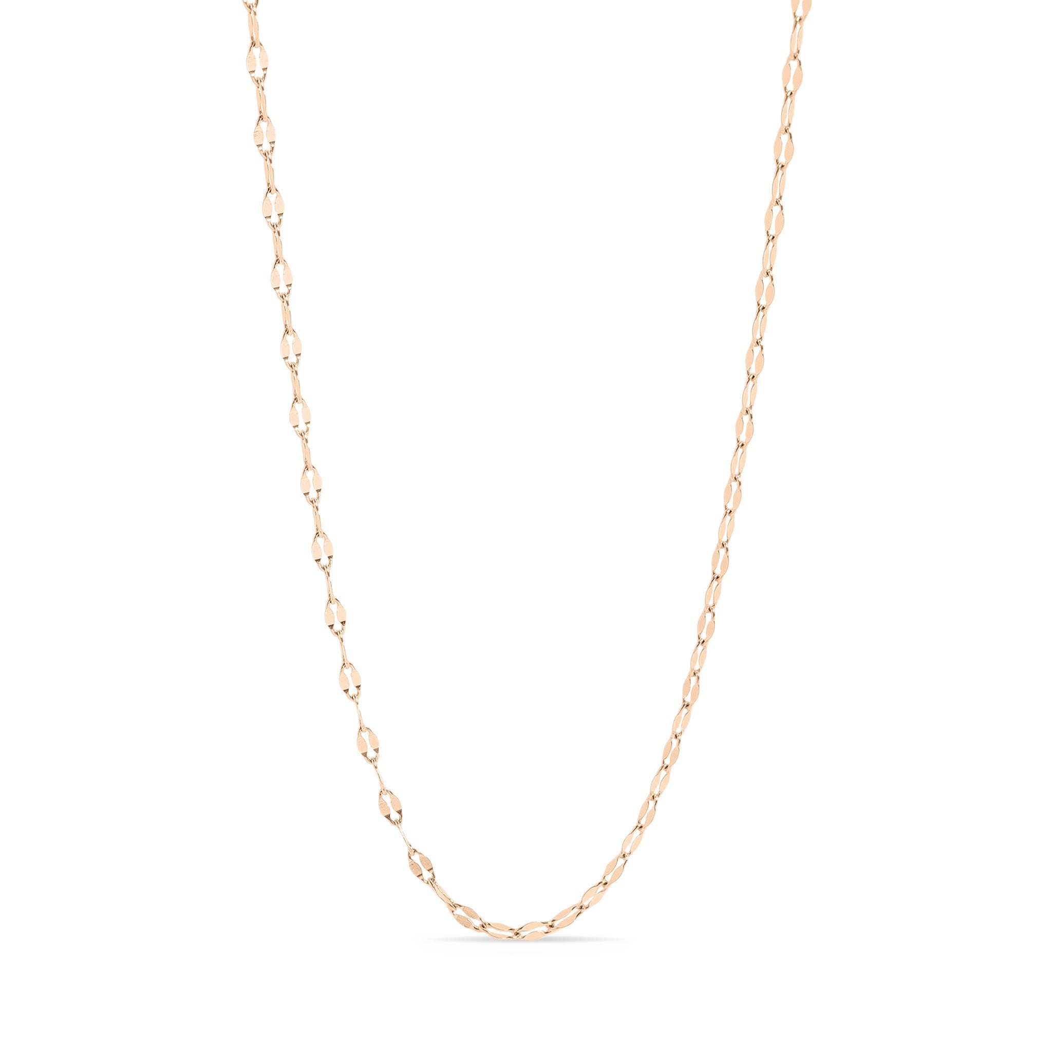 18K Gold PVD Stainless Steel Lip Chain Necklace
