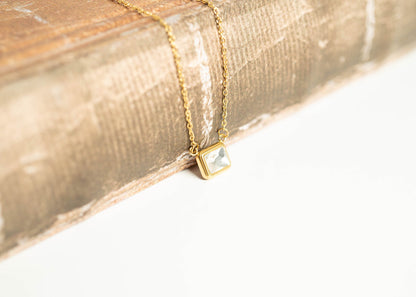 18K Gold PVD Stainless Steel Loop Connector Chain Necklace