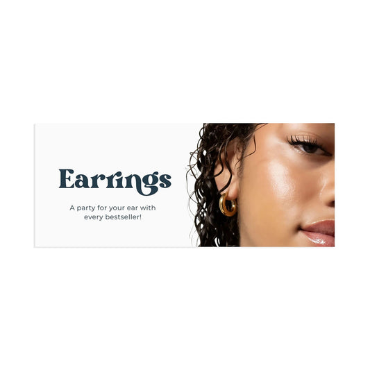 Best Seller Earring Display Sticker