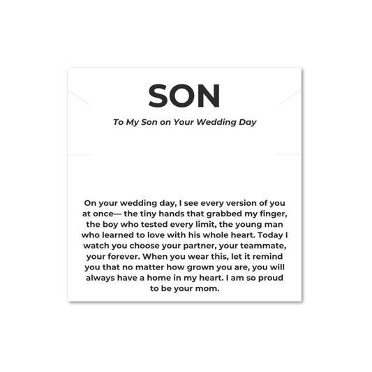 The Son Wedding Day Gift Set Card