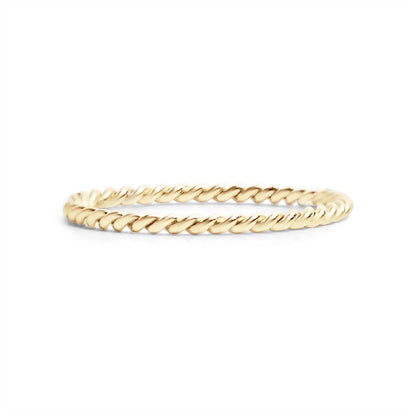 14K Gold Filled PLUS Braided Spacer Ring
