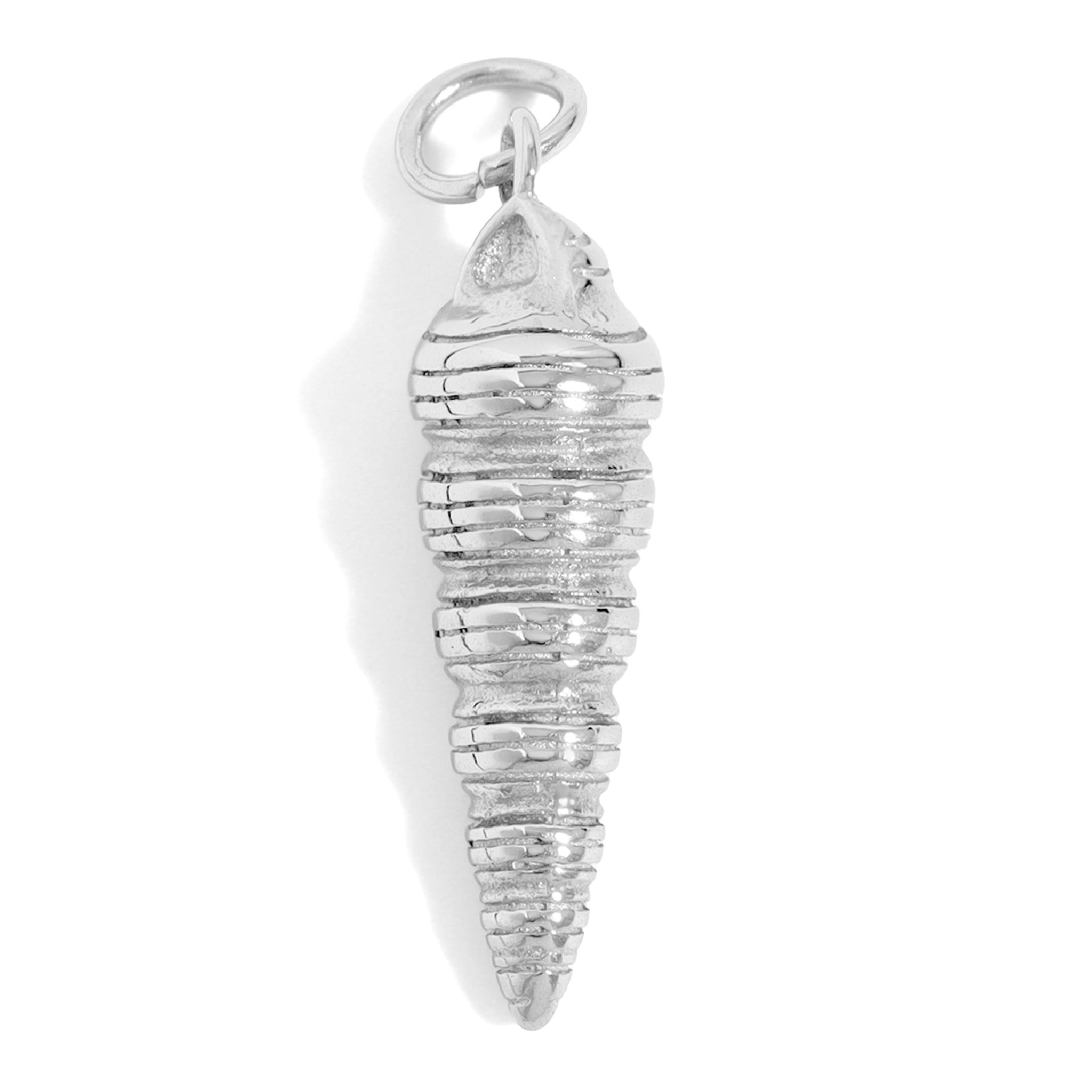 18K Gold PVD Stainless Steel Horn Shell Charm