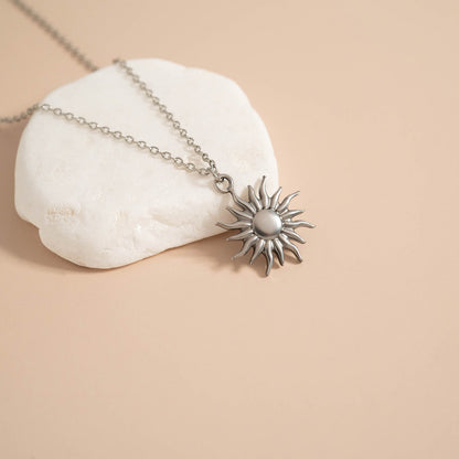 18K Gold PVD Stainless Steel Mystic Sun Charm