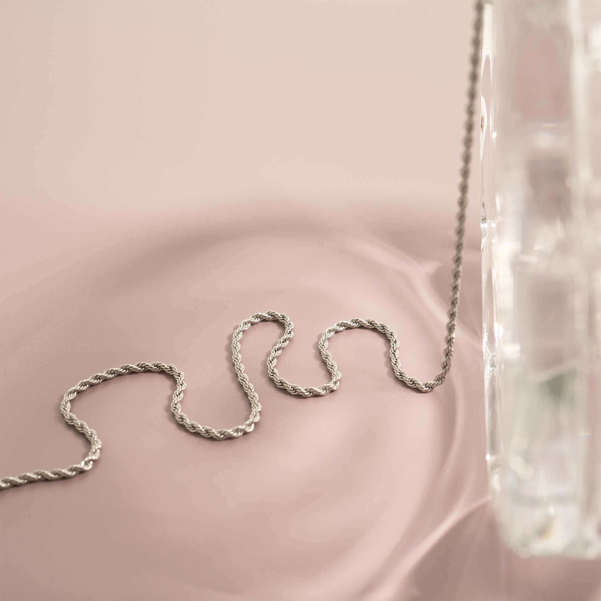 Stainless Steel Rope Chain Necklace