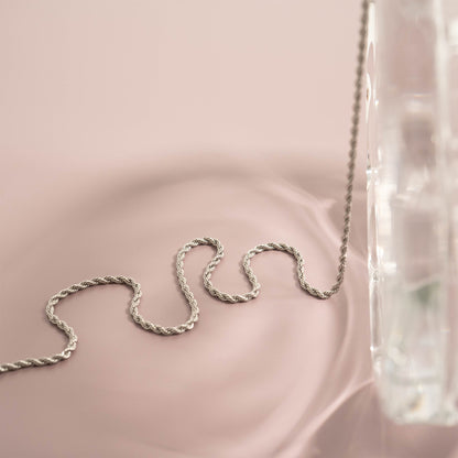 Stainless Steel Rope Chain Necklace