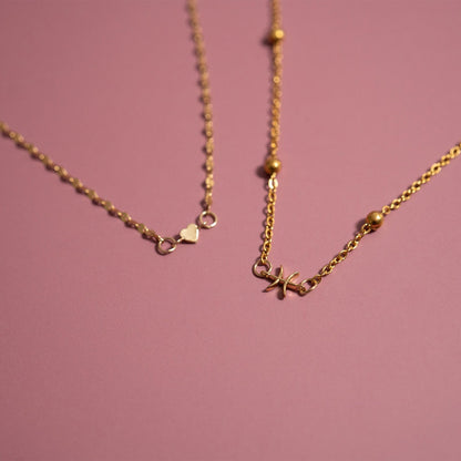 Permanent Jewelry 14K Solid Gold Heart Connector Charm