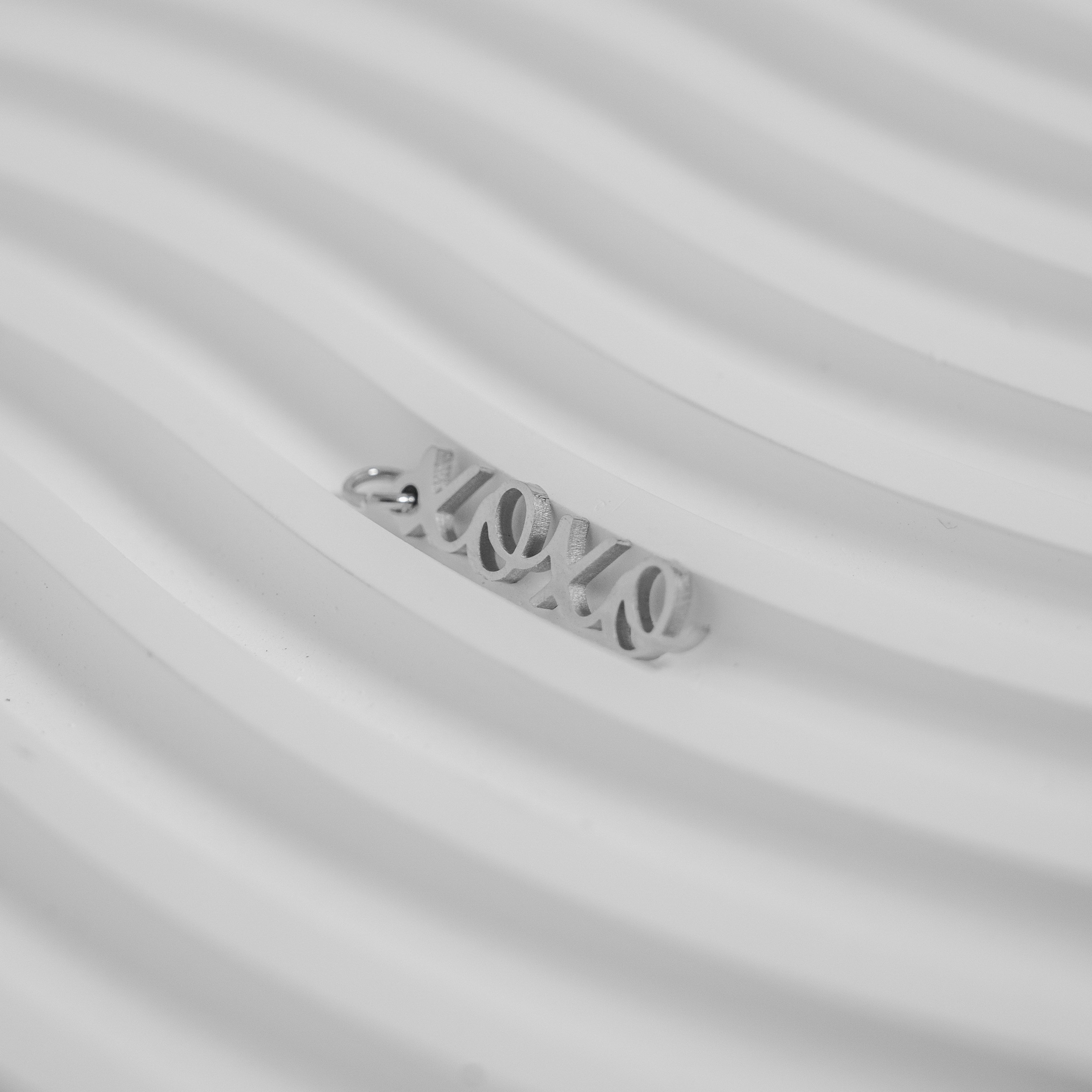 18K Gold PVD Stainless Steel XOXO Charm