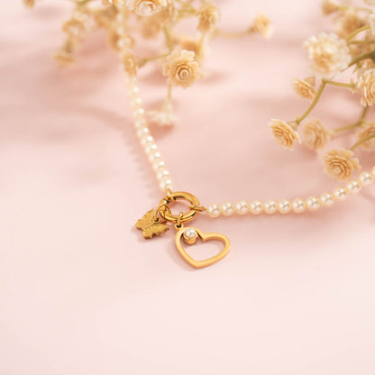 18K Gold PVD Stainless Steel Garden Charm Set