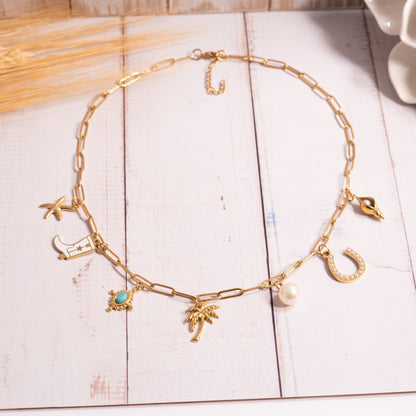 Stainless Steel Paperclip Chain Necklace