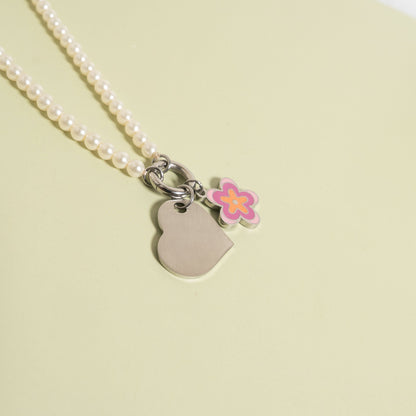 Stainless Steel Polished Heart Pendant