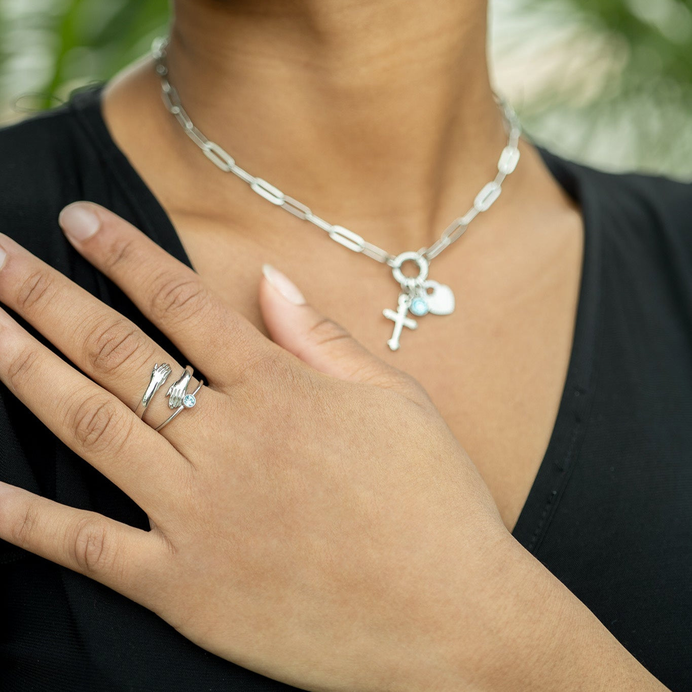 Stainless Steel Hug Ring