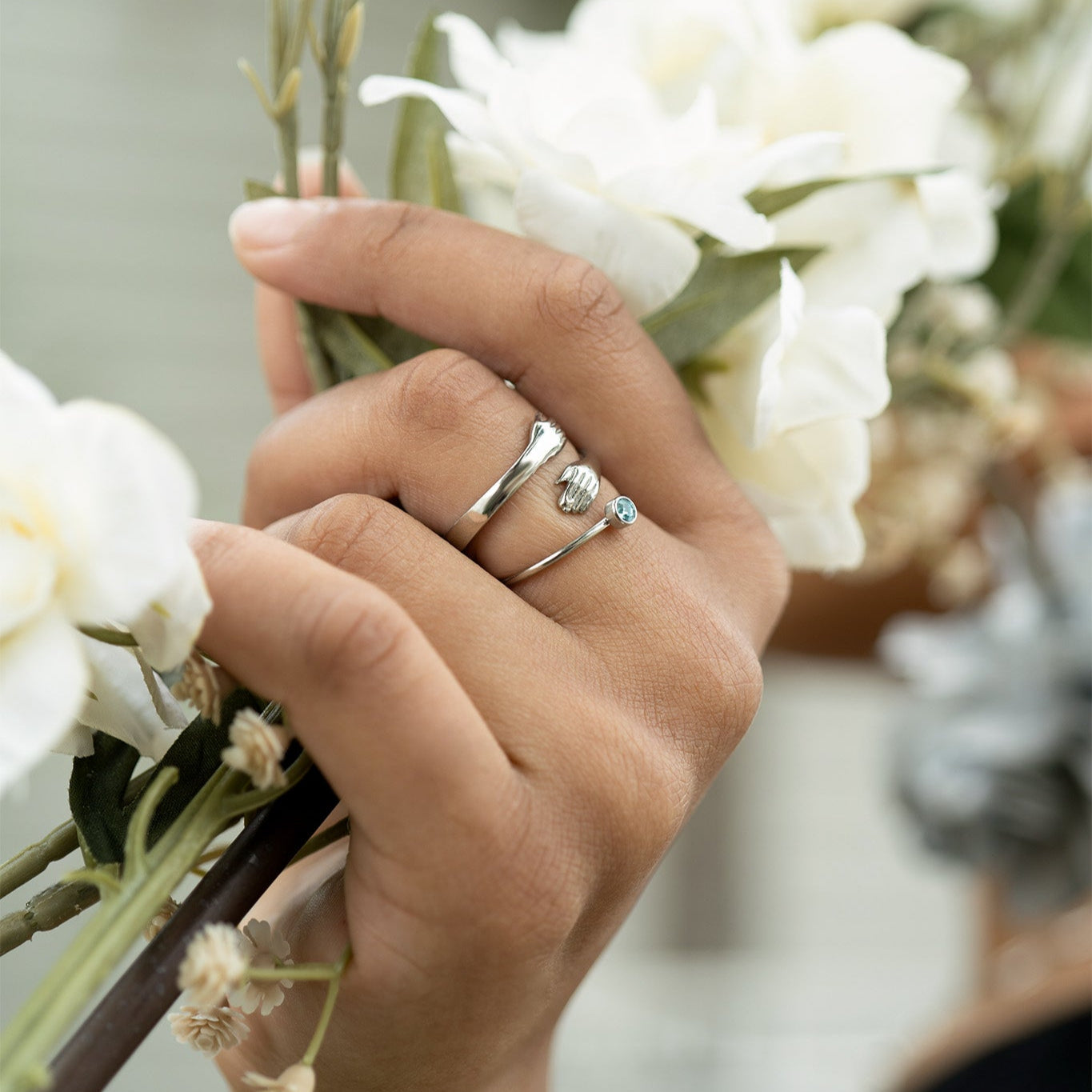 Stainless Steel Hug Ring