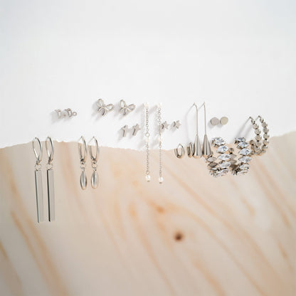 18K Gold PVD Stainless Steel Bow Stud Earrings