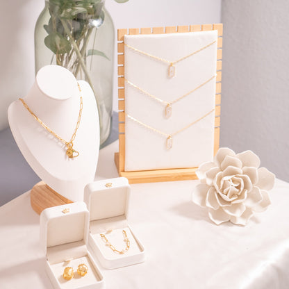 12 Unit Necklace Vertical Jewelry Display